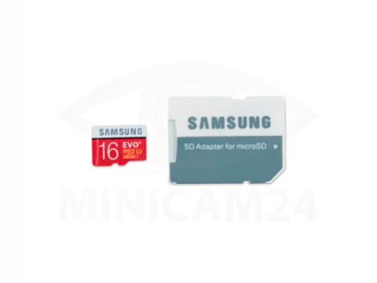 Карта памяти Samsung microSD EVO Plus 80MB/S 16GB + SD adapter-2