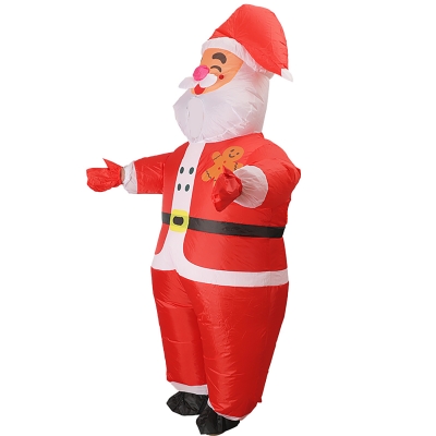 Фото: Надувной карнавальный костюм Дед мороз-4 Надувной карнавальный костюм Дед мороз-4