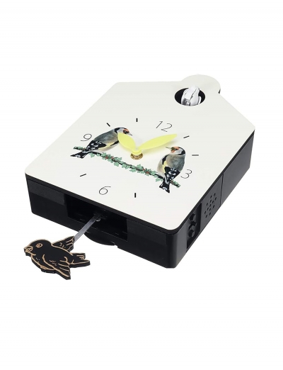 Фото: Часы настенные с кукушкой и маятником Clocker KuKuOne, деревянные, белые-2 Часы настенные с кукушкой и маятником Clocker KuKuOne, деревянные, белые-2