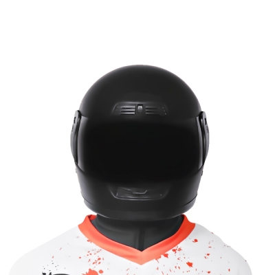 Мотошлем Defe черный матовый-2